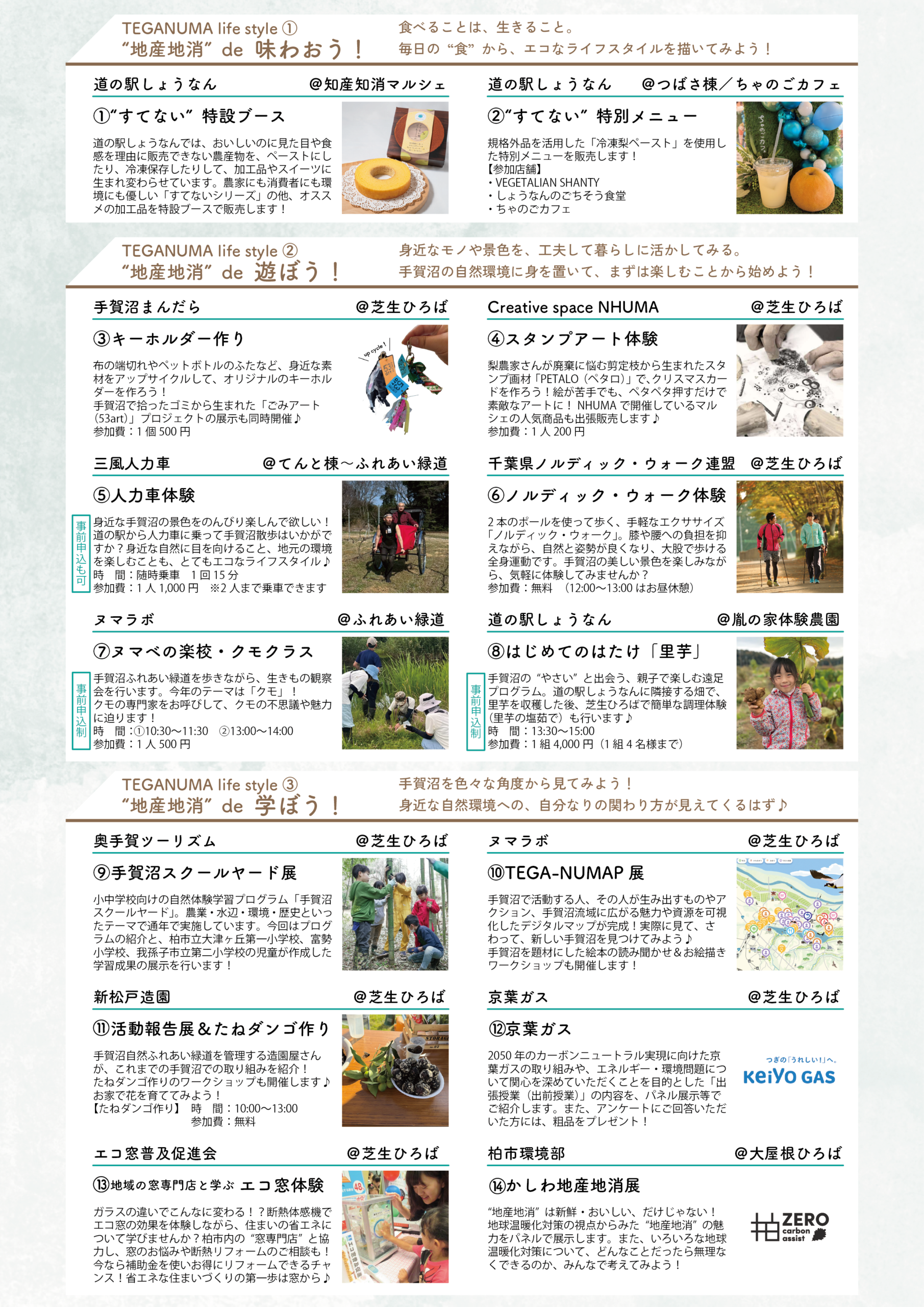 環境フェスタチラシ裏